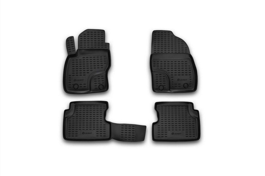 Ford Focus II 2005–2008 Gumijasti tepihi za notranjost (4 kosi, Novline) Varianta 2 Image