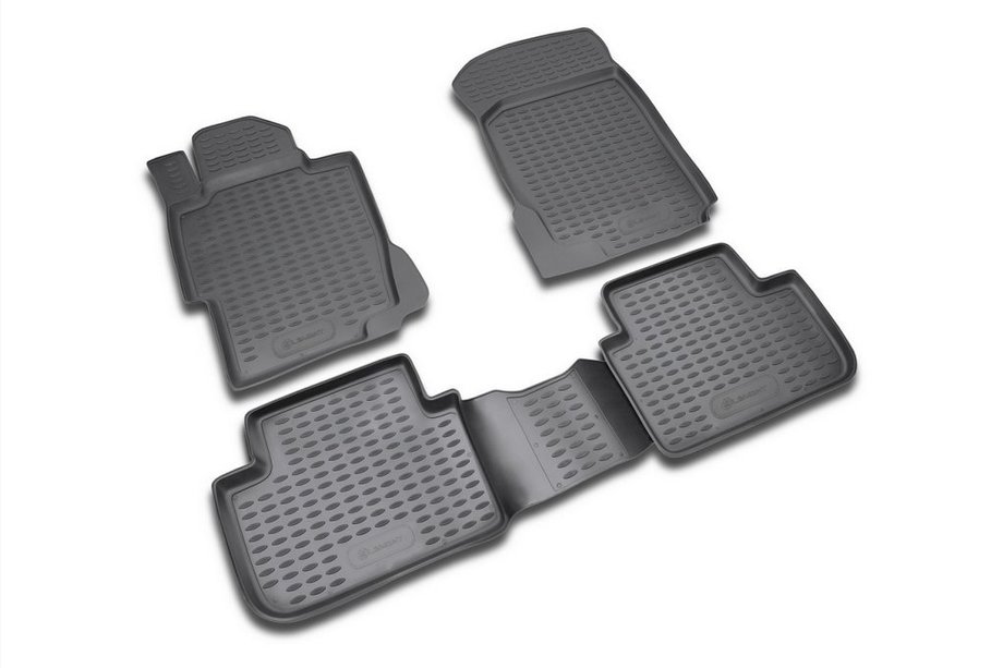 Honda Accord VIII 2008–2012 Gumijasti tepihi za kabino (4 kosi, Novline) Image