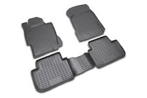 Honda Accord VIII 2008–2012 Gumijasti tepihi za kabino (4 kosi, Novline) fotografija 1