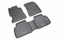 Honda Civic Sedan VIII 2006–2011 Gumijaste preproge za notranjost (4 kosi, Novline) 4D fotografija 1