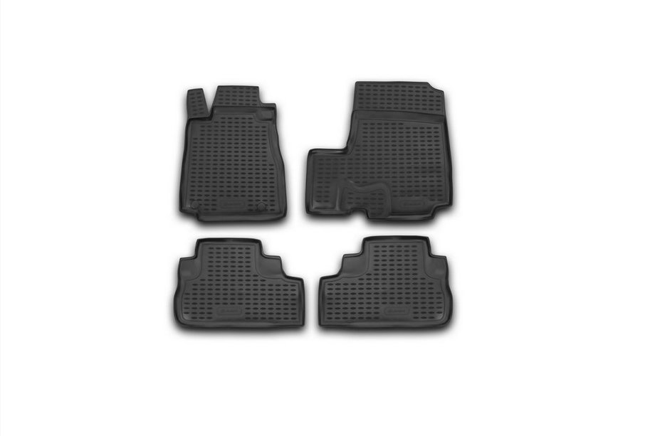 Honda CRV 2007–2011 Gumijasti tepihi za kabino (4 kosi, Novline) Image
