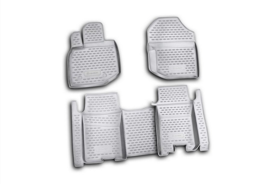 Honda FIT/Jazz 2009–2013 Gumijasti tepihi za kabino (4 kosi, Novline) Image