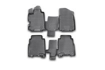 Honda FR-V 2004–2009 Gumijasti tepihi za kabino (4 kosi, Novline) fotografija 1