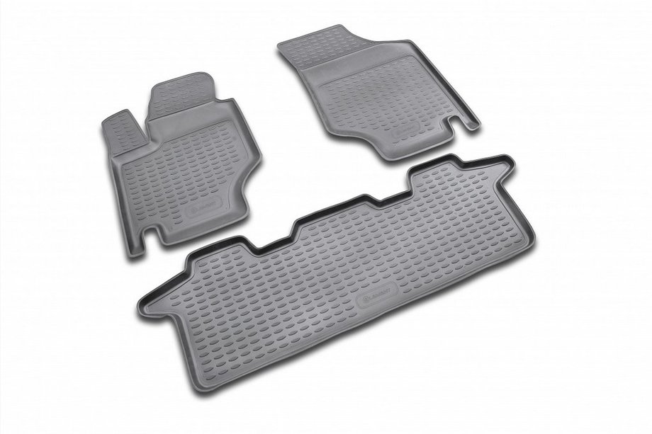 Hyundai Trajet 2000–2007 Gumijaste preproge za notranjost (4 kosi, Novline) ročni menjalnik Image
