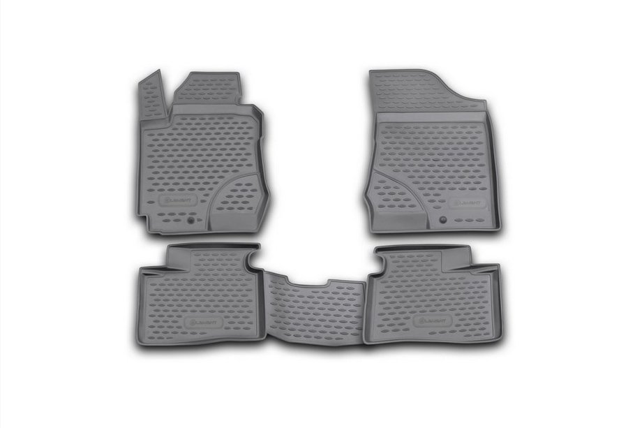 Hyundai I-30 2007–2011 Gumijasti tepihi za kabino (4 kosi, Novline) Image