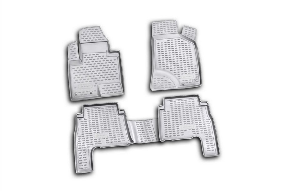 Hyundai Santa Fe 2 2006–2012 (2010-2012) Gumijasti tepihi za notranjost (4 kosi, Novline) Image