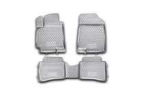 Hyundai Accent 2011–2017 Gumijasti tepihi za notranjost (4 kosi, Novline) HB fotografija 1