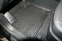 Hyundai Santa Fe 3 2012–2018 Gumijasti tepihi za kabino (4 kosi, Novline) fotografija 1