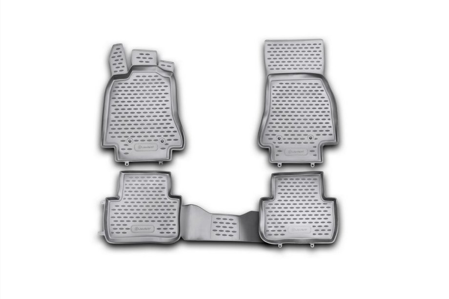 Jaguar XF 2009–2016 Gumijasti tepihi za kabino (4 kosi, Novline) Image