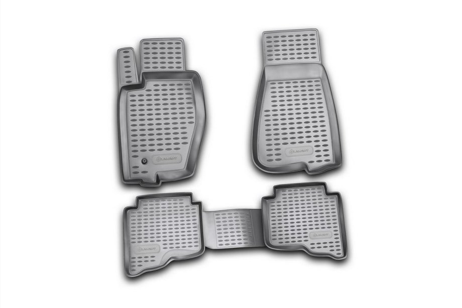 Jeep Grand Cherokee WK 2004–2010 Gumijasti tepihi za kabino (4 kosi, Novline) Image