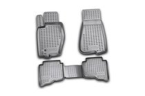 Jeep Grand Cherokee WK 2004–2010 Gumijasti tepihi za kabino (4 kosi, Novline) fotografija 1