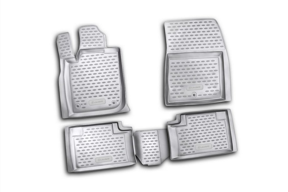 Jeep Grand Cherokee WK2 2010–2021 Gumijasti tepihi za kabino (4 kosi, Novline) Image
