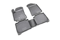 Kia Cerato 1 2004–2009 Gumijasti tepihi za kabino (4 kosi, Novline) fotografija 1