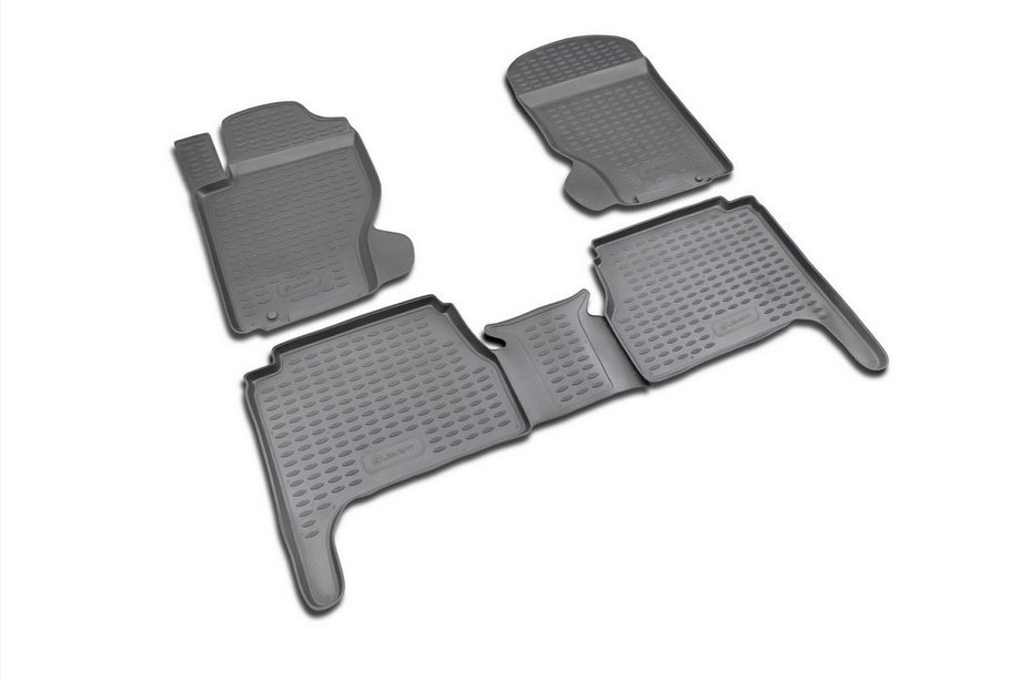 Kia Sorento I BL 2002–2009 Gumijasti tepihi za kabino (4 kosi, Novline) Image