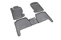 Kia Sorento I BL 2002–2009 Gumijasti tepihi za kabino (4 kosi, Novline) fotografija 1