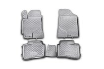 Kia Cerato 2 2010–2013 Gumijasti tepihi za kabino (4 kosi, Novline) fotografija 1