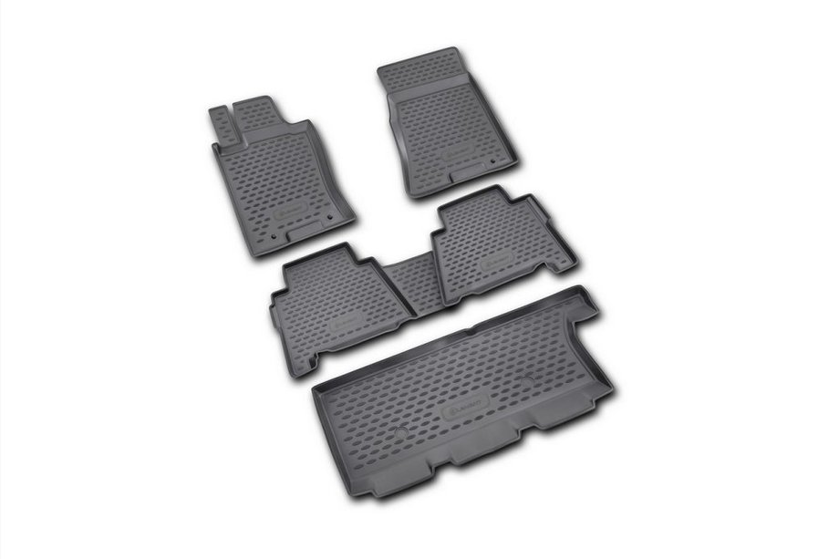 Kia Mohave 2008–2016 Gumijasti tepihi za notranjost (5 kos, Novline) Image