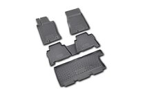 Kia Mohave 2008–2016 Gumijasti tepihi za notranjost (5 kos, Novline) fotografija 1