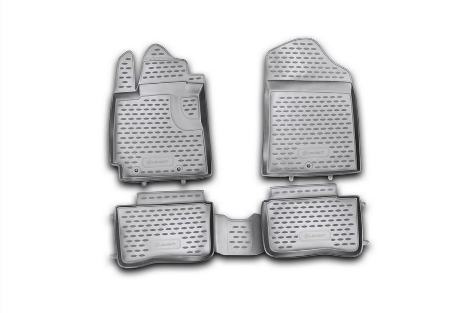 Kia Picanto 2011–2016 Gumijasti tepihi za kabino (4 kosi, Novline) Image