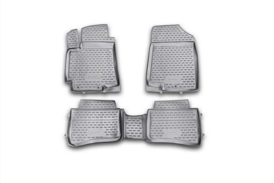 Kia Rio 2012–2017 Gumijasti tepihi za kabino (4 kosi, Novline) Image