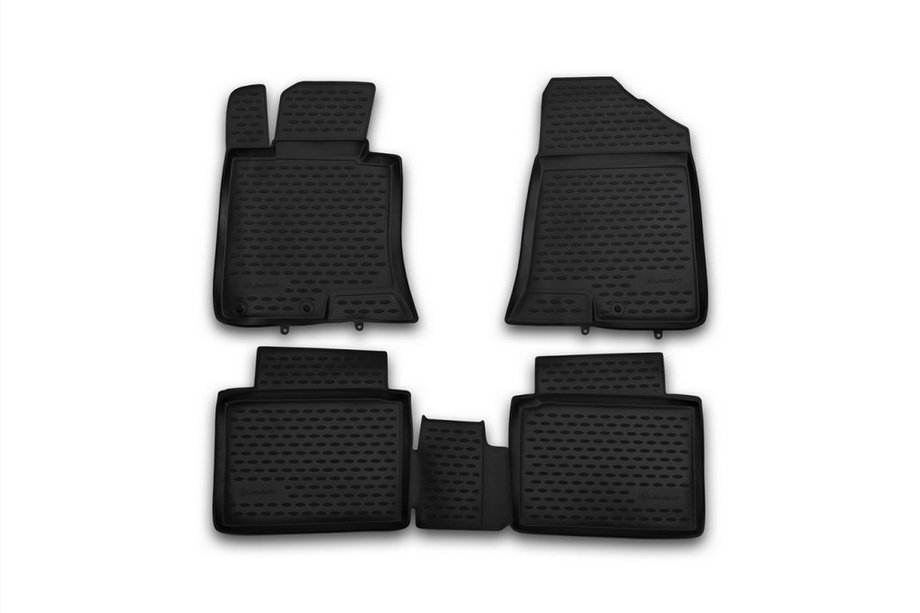 Kia Optima 2010–2016 Gumijasti tepihi za kabino (4 kosi, Novline) Image