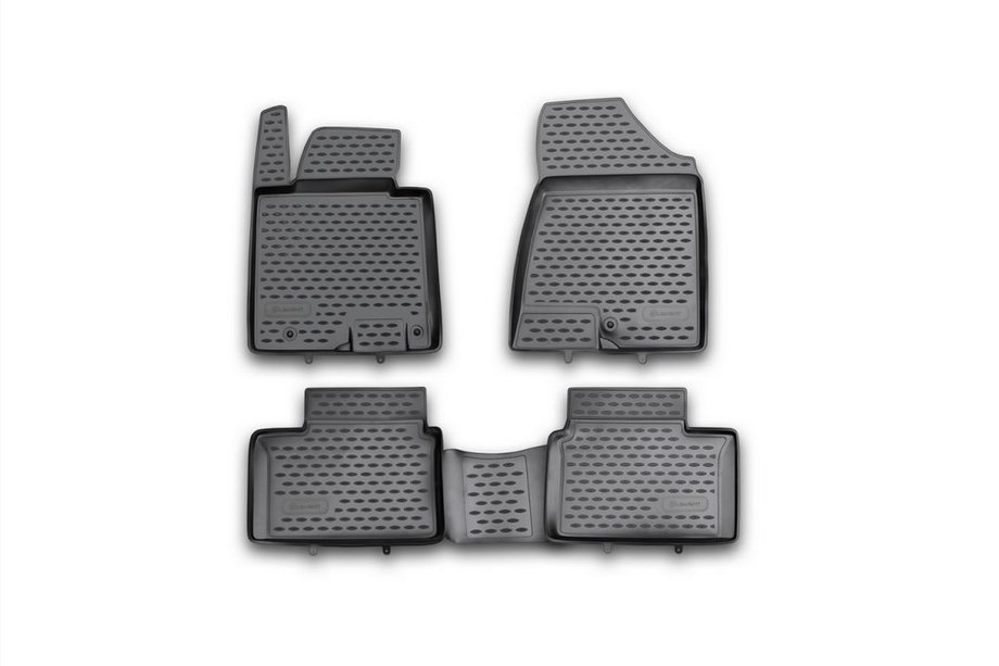 Kia Ceed 2012–2018 Gumijasti tepihi za kabino (4 kosi, Novline) Image
