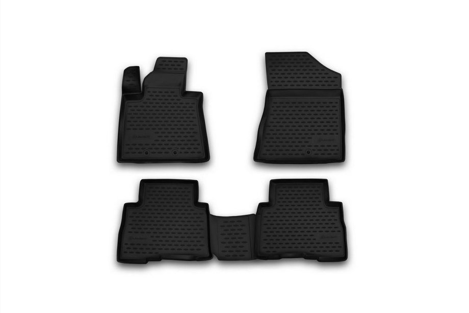 Kia Sorento II XM 2009–2014 (2012-2015) Gumijasti tepihi za notranjost (4 kosi, Novline) Image