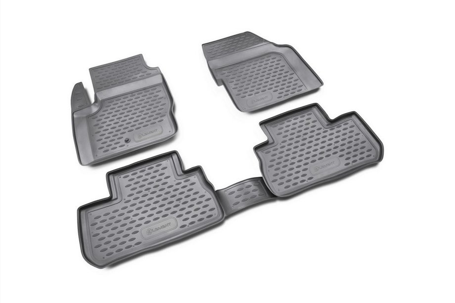 Land Rover Freelander II 2006–2014 Gumijasti tepihi za kabino (4 kosi, Novline) Image