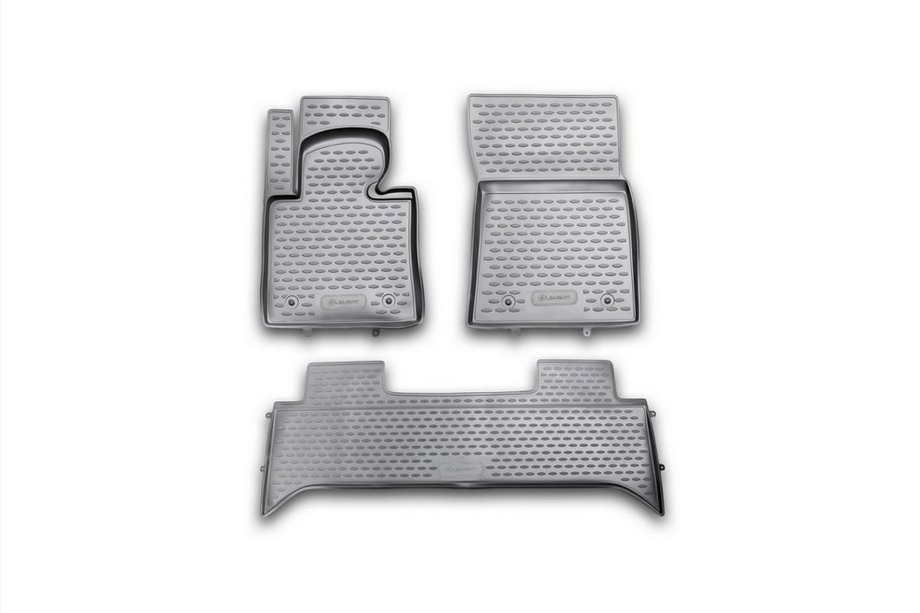 Range Rover III L322 2002–2012 Gumijasti tepihi za kabino (3 kosi, Novline) Image