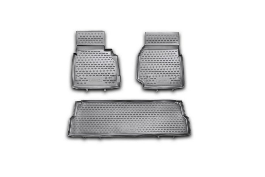 Land Rover Defender 1986–2016 Gumijasti tepihi za notranjost (3 kosi, Novline) 110/5D Image