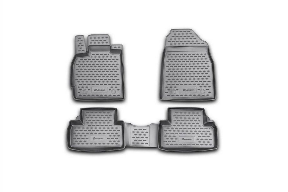 Mazda CX-7 2006–2012 (2010↗) Gumijasti tepihi za notranjost (4 kosi, Novline) Image