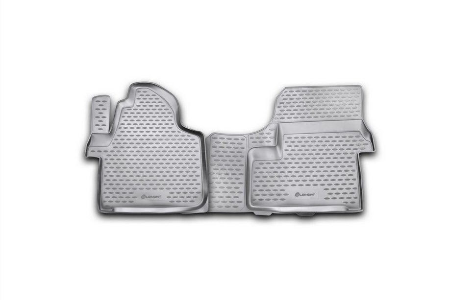 Mercedes Sprinter W906 2006–2018 Gumijasti tepihi za notranjost (2 kosa, Novline) Image