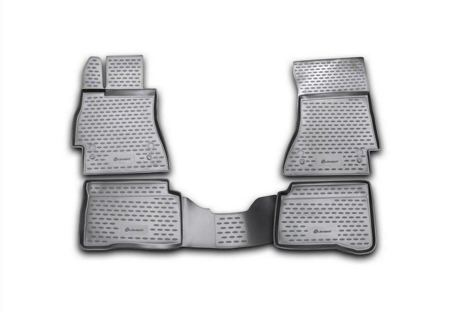 Mercedes S-class W221 2005–2013 Gumijasti tepihi za kabino (4 kosi, Novline) Fotografija 1