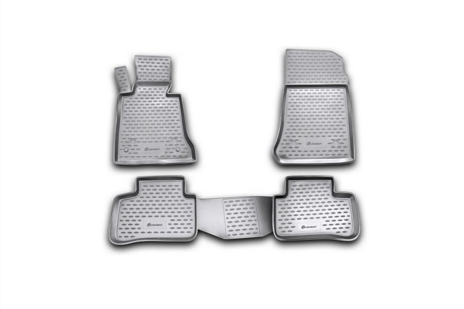 Mercedes GLK class X204 2008–2015 Gumijasti tepihi za kabino (4 kosi, Novline) Image