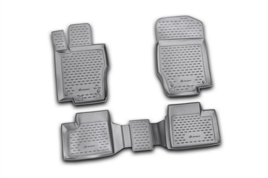 Mercedes ML W164 2005–2011 Gumijasti tepihi za kabino (4 kosi, Novline) Image