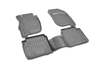 Mitsubishi Galant 2003–2012 Gumijasti tepihi za kabino (4 kosi, Novline) fotografija 1