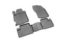 Mitsubishi Lancer X 2008– Gumijasti tepihi za kabino (4 kosi, Novline) fotografija 1