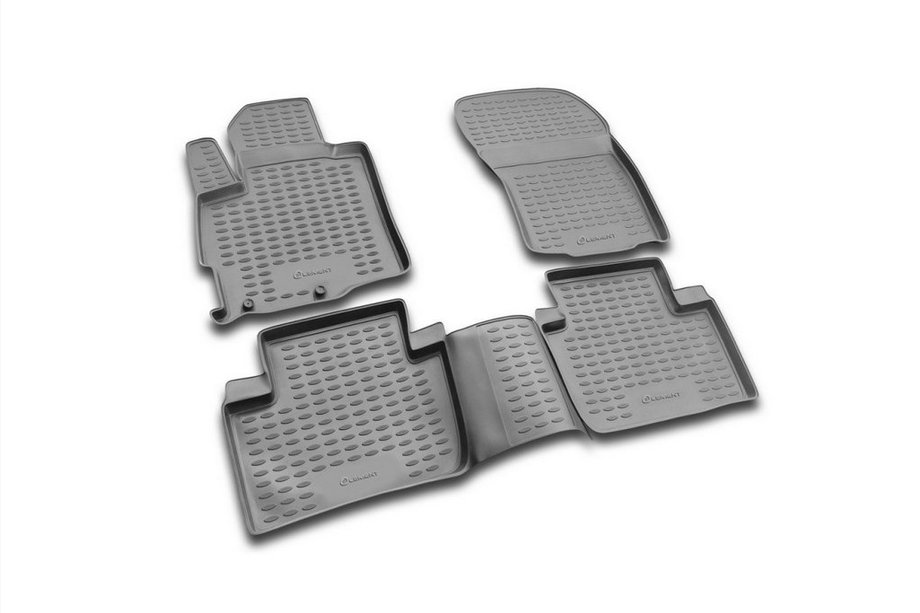 Mitsubishi Outlander 2006–2012 Gumijasti tepihi za notranjost (4 kos, Novline) XL Image