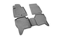 Mitsubishi Pajero Wagon IV 2006–2021 Gumijasti tepihi za kabino (4 kosi, Novline) fotografija 1