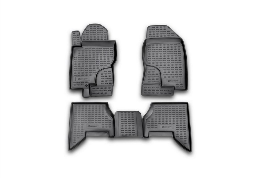 Nissan Pathfinder R51 2005–2014 (2005-2010) Gumijasti tepihi za potniški prostor (4 kosi, Novline) Image