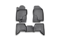 Nissan Pathfinder R51 2005–2014 (2005-2010) Gumijasti tepihi za potniški prostor (4 kosi, Novline) fotografija 1