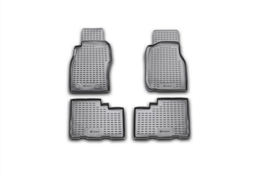 Nissan Patrol Y61 1997–2011 Gumijasti tepihi za kabino (4 kosi, Novline) Fotografija 1