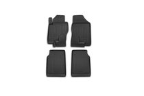 Nissan Navara 2006–2015 (2005↗) Gumijasti tepihi za kabino (4 kosi, Novline) za ročni menjalnik fotografija 1