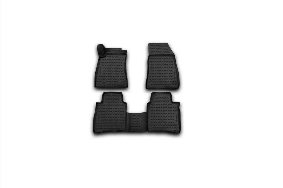 Nissan Sentra 2012–2019 3D gumijasti tepihi za notranjost (4 kosi, Novline) Image