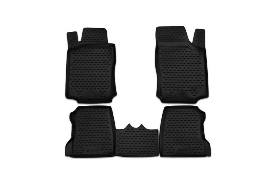 Opel Combo 2002–2012 Gumijasti tepihi za kabino (4 kosi, Novline) Image