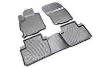 Peugeot 4007 2007–2013 Gumijasti tepihi za kabino (4 kosi, Novline) fotografija 1