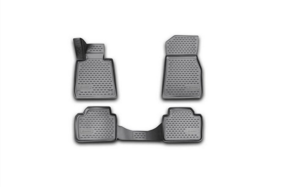 BMW serija 3 F30/F31 2012–2019 3D gumijasti tepihi za notranjost (4 kosi, Novline) Image