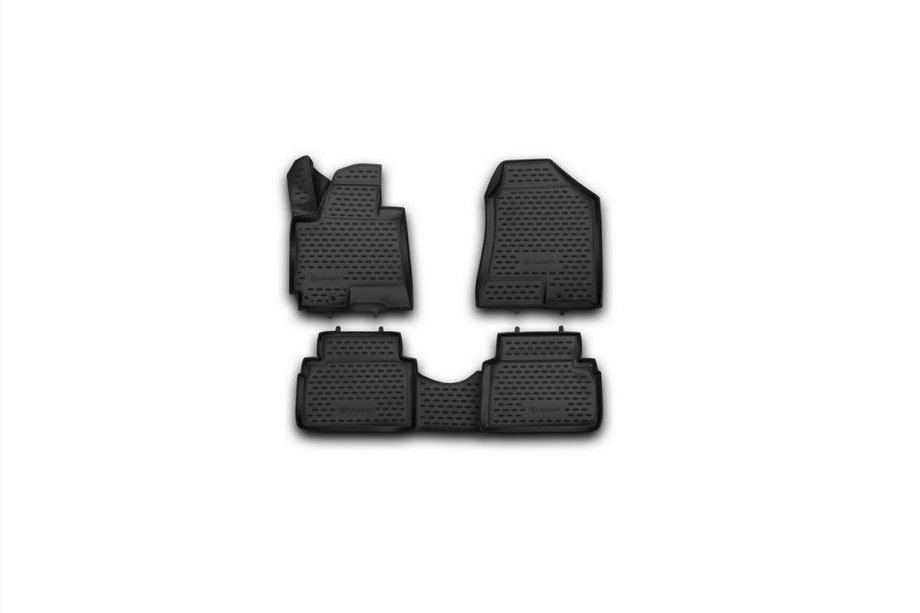 Hyundai IX-35 2010–2015 3D gumijasti tepihi za notranjost (4 kosi, Novline) Image