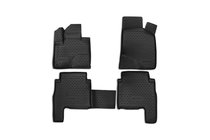 Hyundai Santa Fe 2 2006–2012 3D gumijasti tepihi za notranjost (4 kosi, Novline) fotografija 1