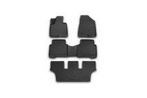 Hyundai Santa Fe 3 2012–2018 3D gumijasti tepihi za notranjost (5 kosov, Novline) Grand fotografija 1